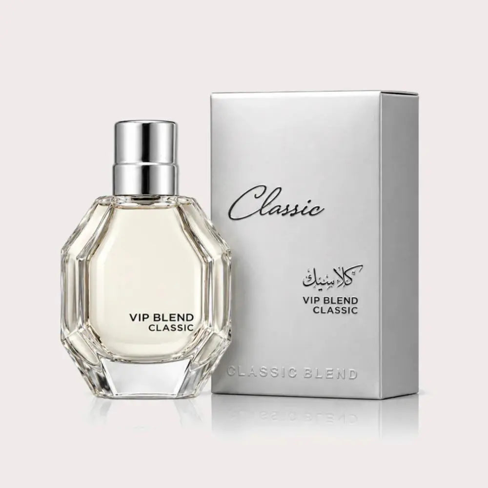 VIP Blend Classic perfume bottle and packaging on a white background